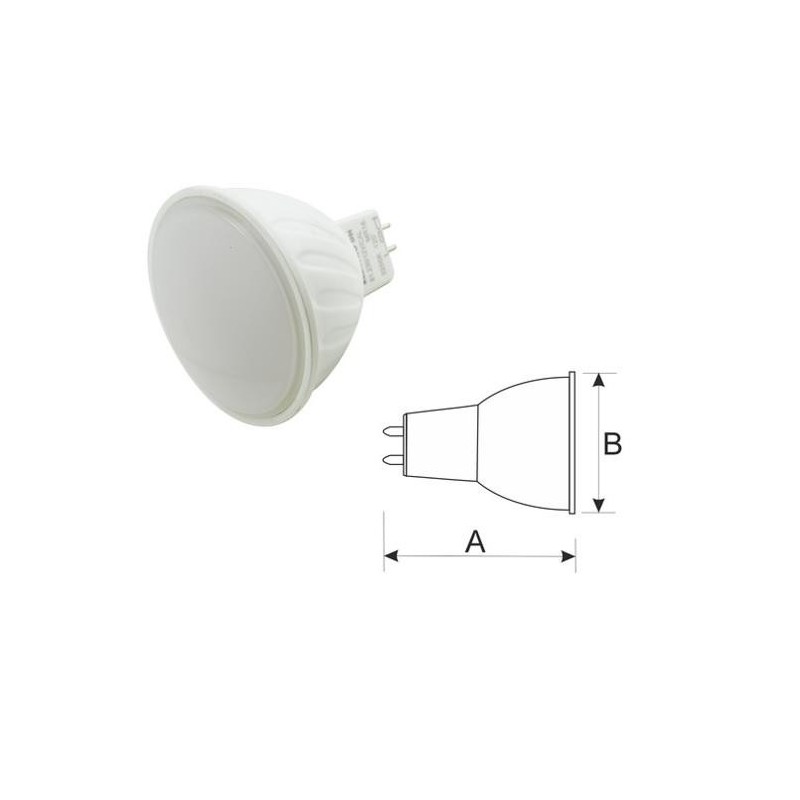 Bombilla LED. MR16. 12 VDC. 7 W. LUZ DIA