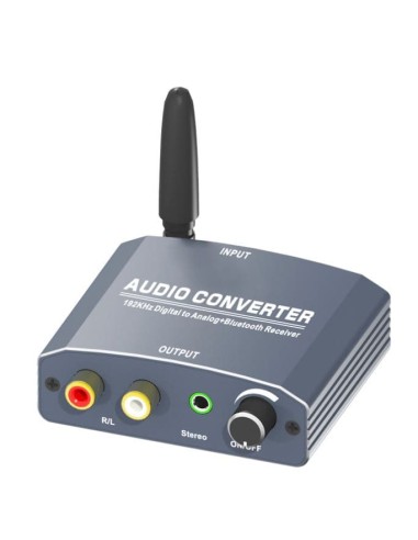Conversor audio digital a analógico con Bluetooth 