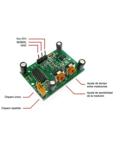 Sensor de movimiento PIR HC-SR501 - Electromer