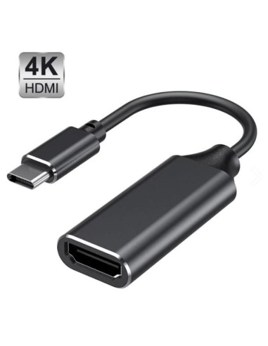 CONVERSOR DE USB-C A HDMI 4K PARA TABLET O MOVIL
