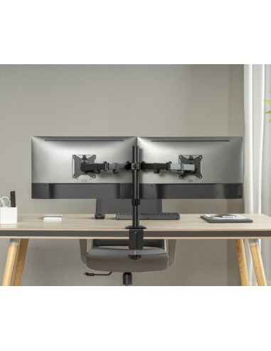 Soporte doble de escritorio para dos monitores de 17-32 máx 9kg