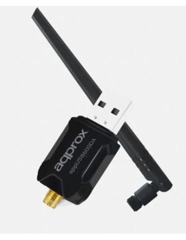 Adaptador USB WIFI 600Mbps con antena desmontable 