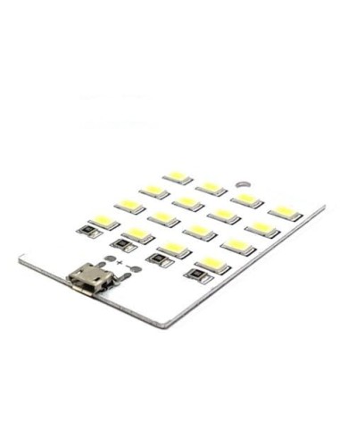 Módulo de 16 LED por micro USB o soldable 5V DC