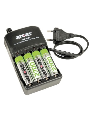 CAR310 - Cargador baterías 1-4 AAA/AA NI-MH