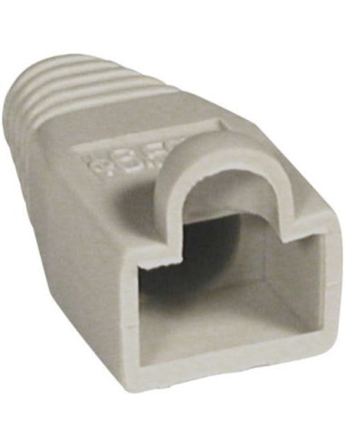 Funda protectora RJ45 CAT 5/6 color gris