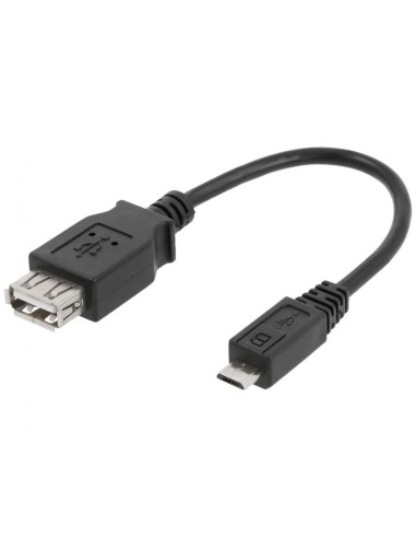 Adaptador OTG USB-A hembra a Micro USB macho