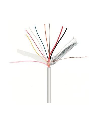 Manguera  6 cables 0 22mm   2 de 0 75mm 100 metros