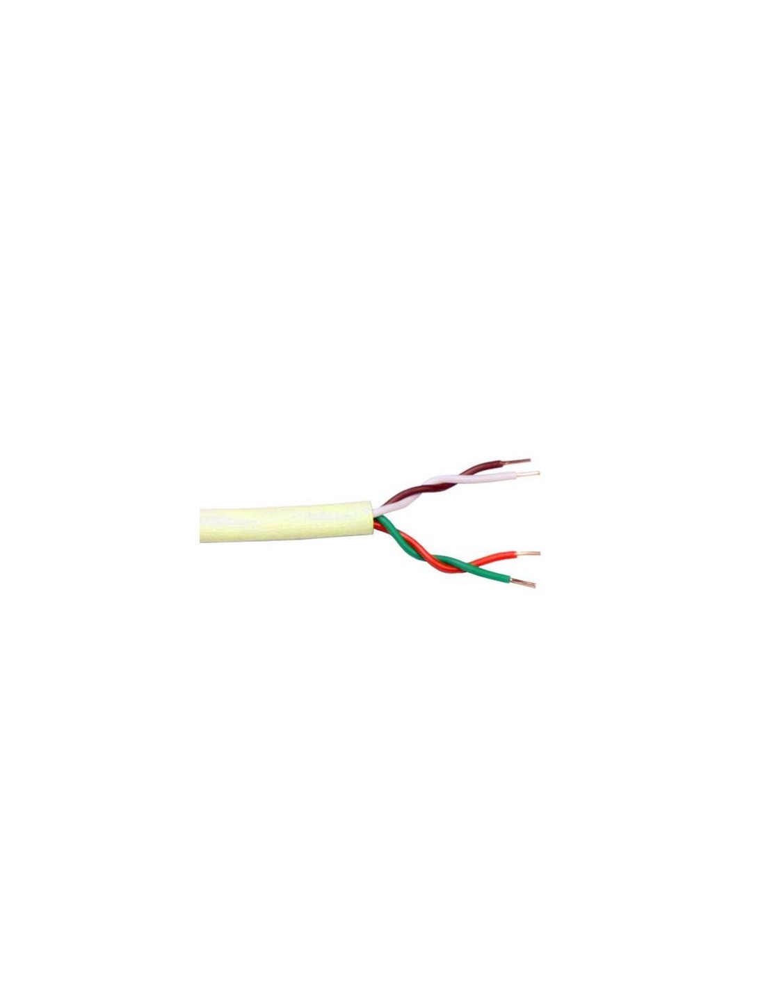Cable telefonico redondo 2 hilos - marfil > cable / conector telefonicos >  cables y conectores > cable > redondo