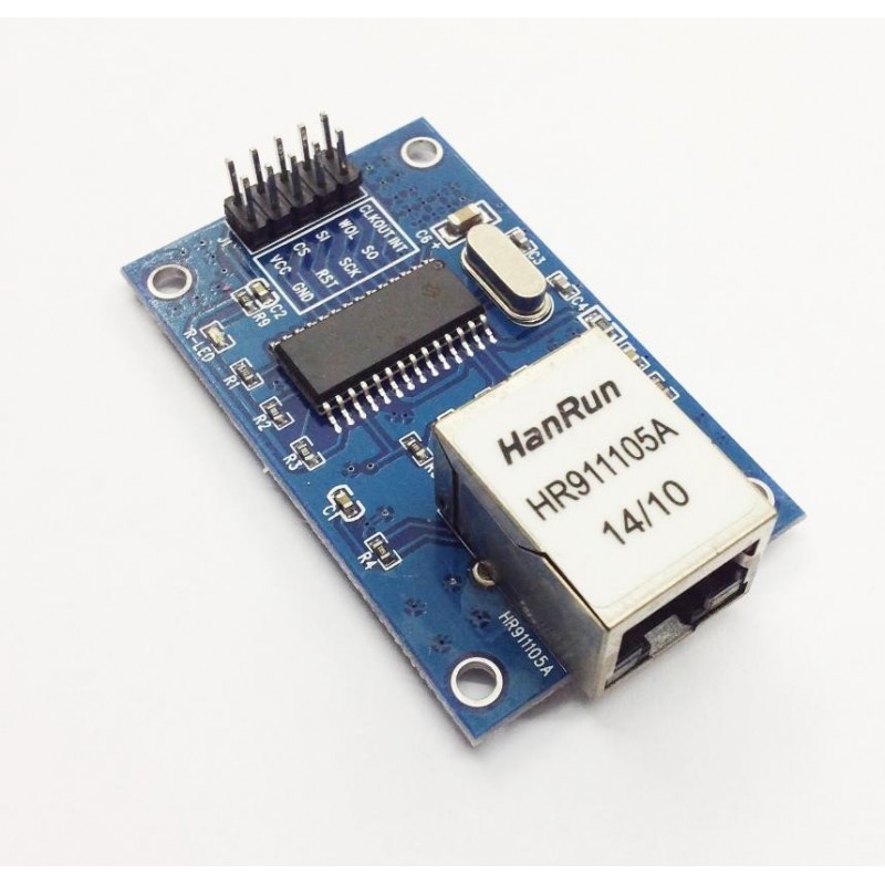 Modulo Ethernet Shield Para Arduino Nano Enc28j60 3750