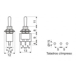 Interruptor de palanca - ARN series - IDEC - unipolar / electromecánico