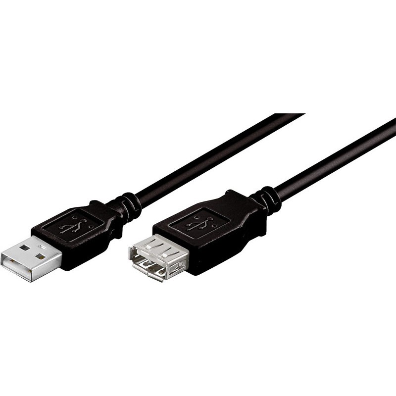 Conexión USB-A 2.0 macho-hembra 5 metros