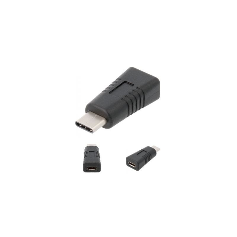 Adaptador de micro-USB 2.0 hembra a USB-C macho